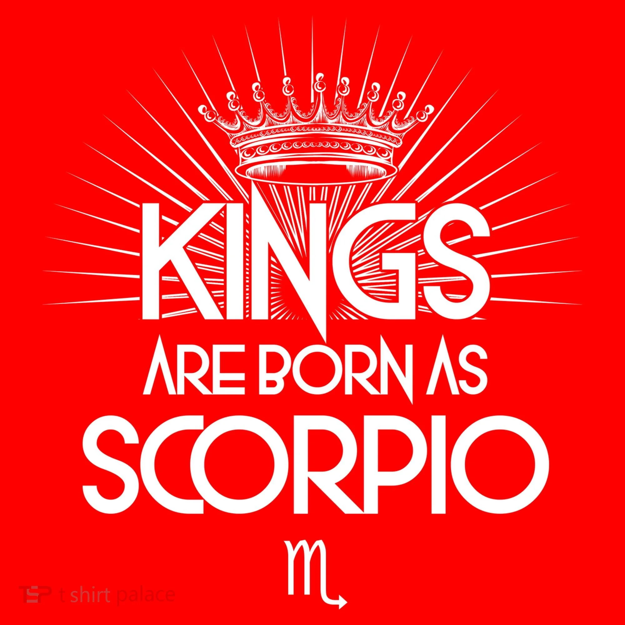 Kings Are Born As Scorpio Toddler Hoodie