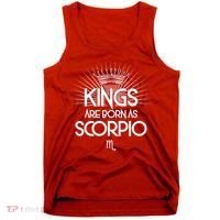Kings Are Born As Scorpio Tank Top thumb 0