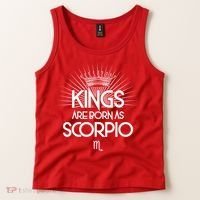 Kings Are Born As Scorpio Tank Top thumb 2