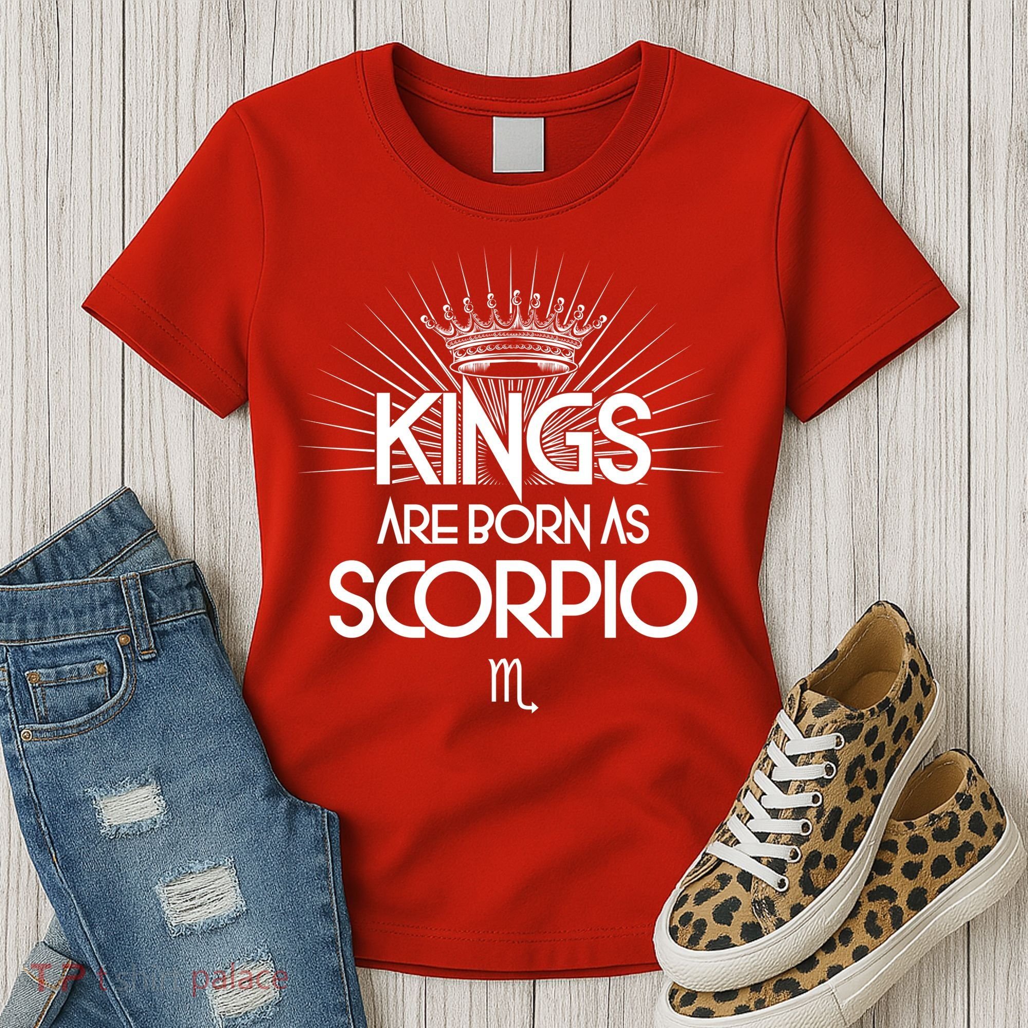 Kings Are Born As Scorpio Women's T-Shirt