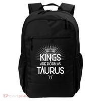 Kings Are Born As Taurus Backpack thumb 0