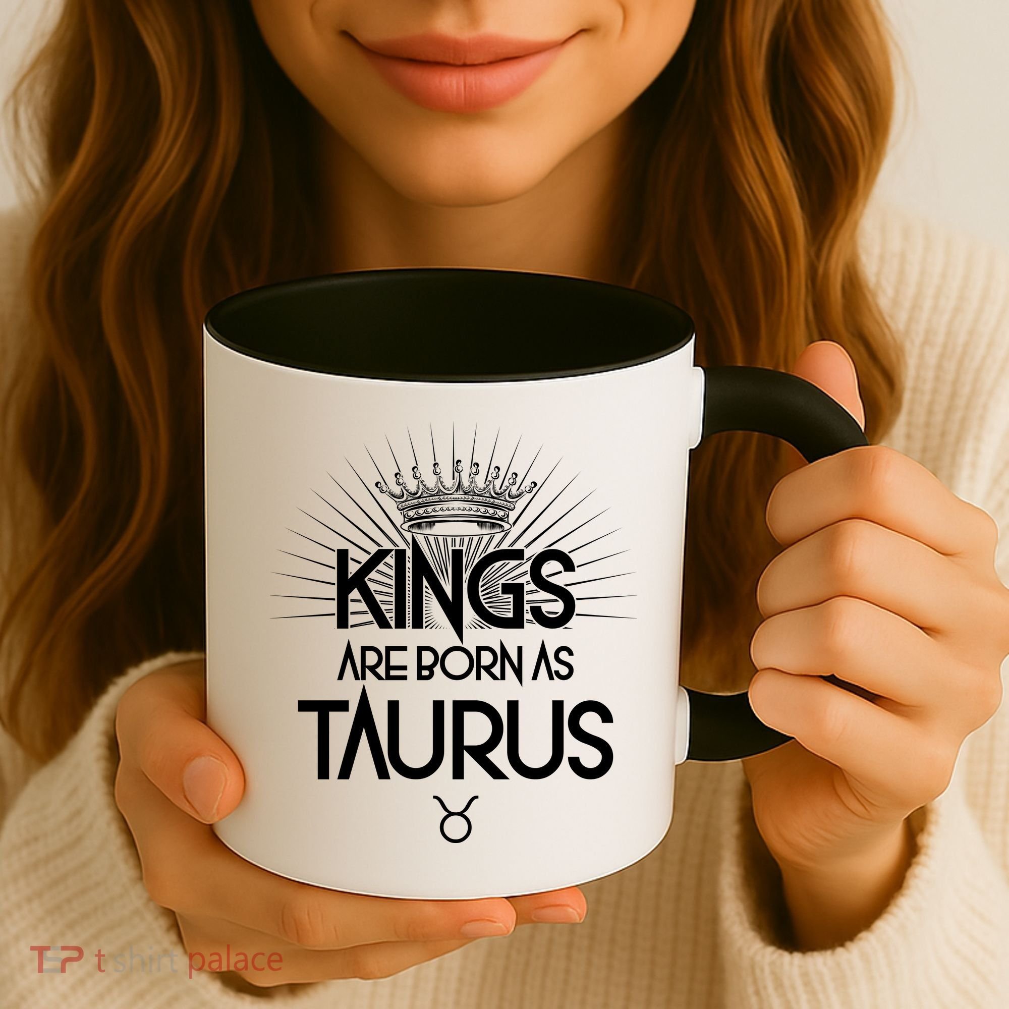 Kings Are Born As Taurus Coffee Mug