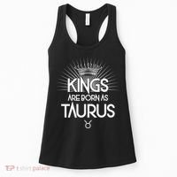 Kings Are Born As Taurus Women's Tank Top thumb 0