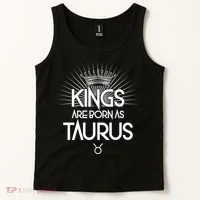 Kings Are Born As Taurus Tank Top thumb 2