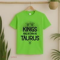 Kings Are Born As Taurus T-Shirt thumb 2