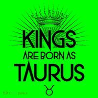 Kings Are Born As Taurus Coaster thumb 2