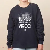 Kings Are Born As Virgo Women's Sweatshirt thumb 0