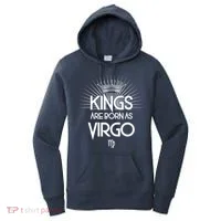 Kings Are Born As Virgo Women's Hoodie thumb 0