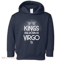 Kings Are Born As Virgo Toddler Hoodie thumb 0