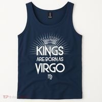 Kings Are Born As Virgo Tank Top thumb 2