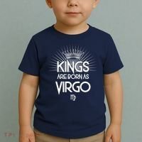 Kings Are Born As Virgo Toddler T-Shirt thumb 2
