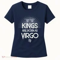 Kings Are Born As Virgo Women's T-Shirt thumb 0