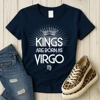 Kings Are Born As Virgo Women's T-Shirt thumb 3