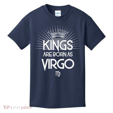 Kings Are Born As Virgo Kids T-Shirt