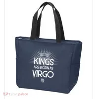 Kings Are Born As Virgo Tote Bag thumb 3
