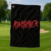 Kingslayer Funny King Slayer Golf Towel thumb 1