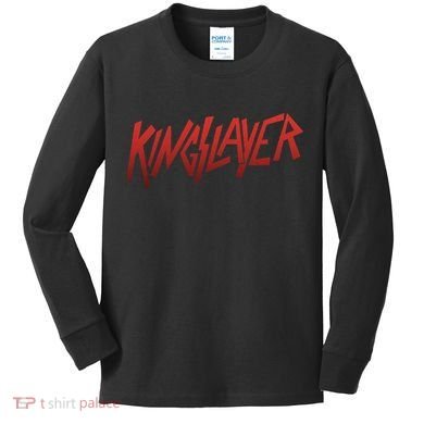 Kingslayer Funny King Slayer Kids Long Sleeve Shirt