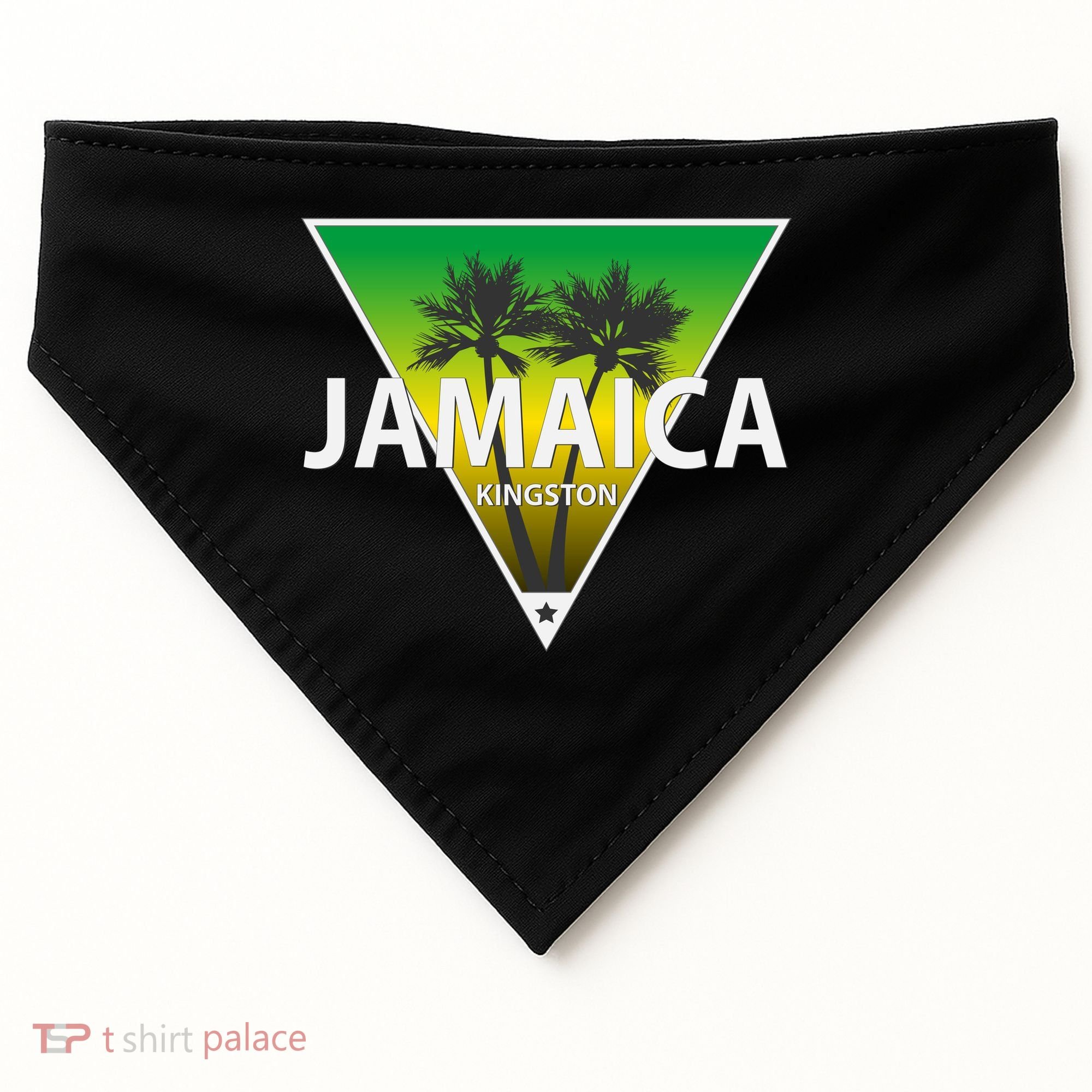 Kingston Jamaica USA-Made Doggie Bandana