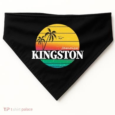 Kingston Jamaica Retro USA-Made Doggie Bandana