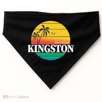 Kingston Jamaica Retro USA-Made Doggie Bandana thumb 0
