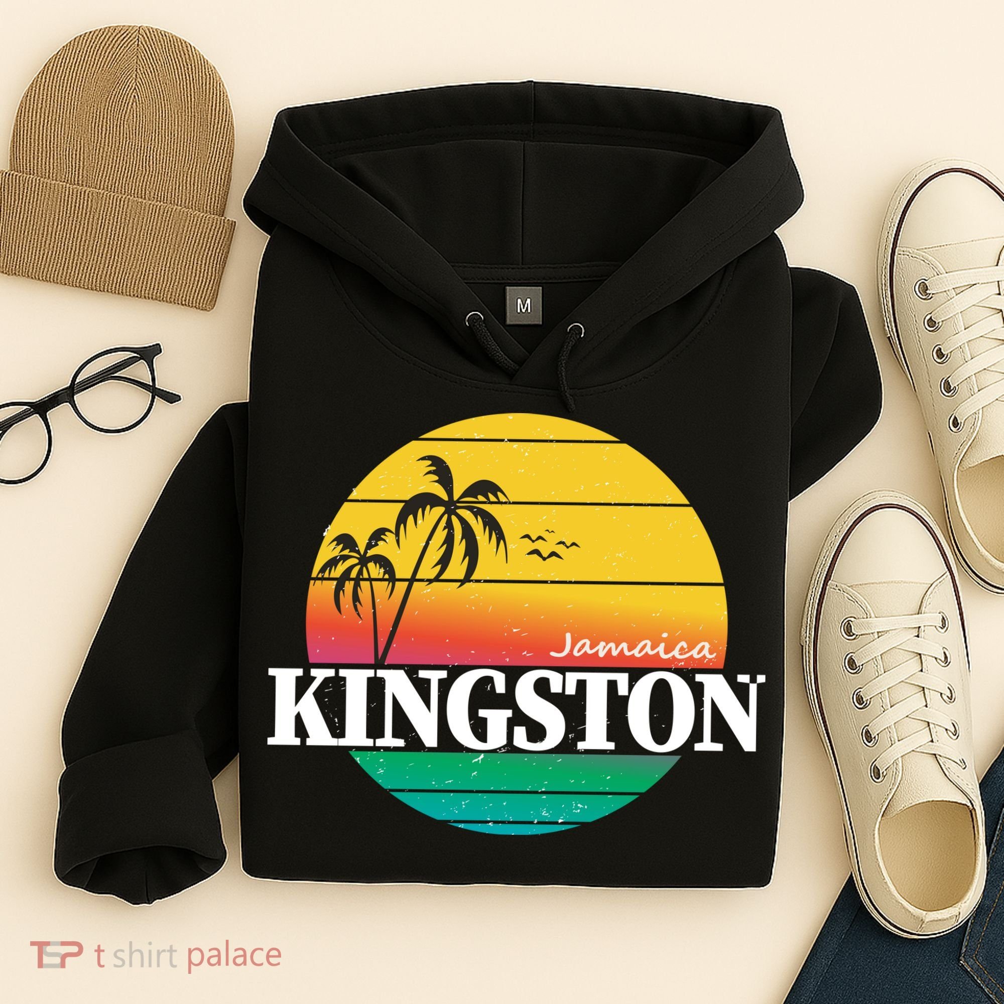 Kingston Jamaica Retro Hoodie