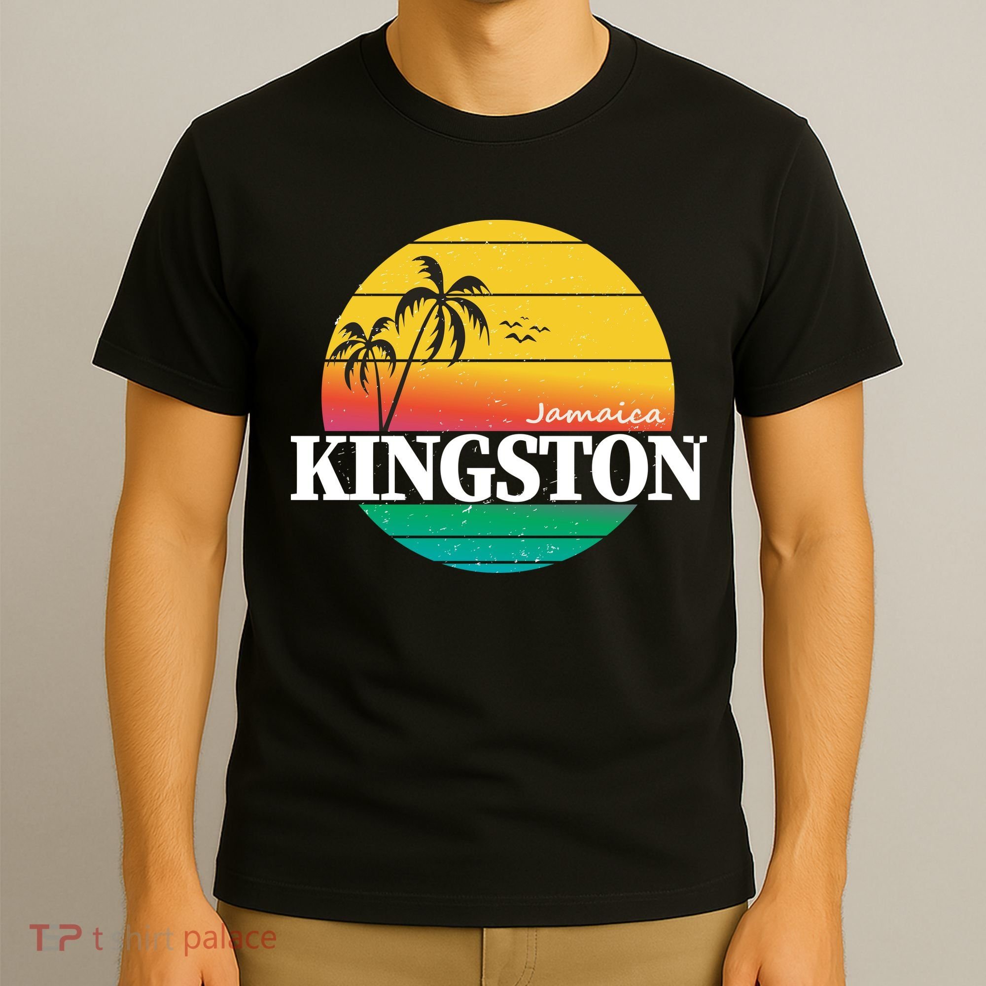Kingston Jamaica Retro T-Shirt