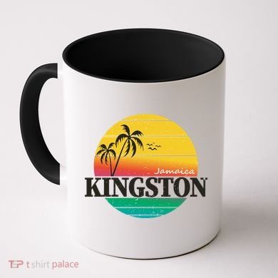 Kingston Jamaica Retro Coffee Mug