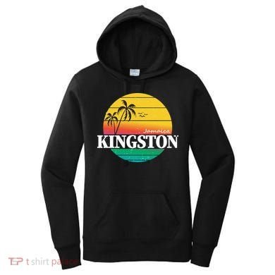 Kingston Jamaica Retro Women's Hoodie
