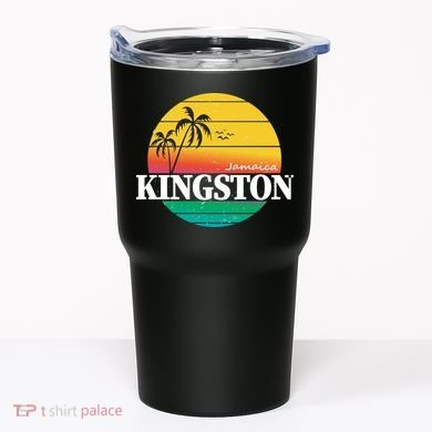 Kingston Jamaica Retro Tumbler