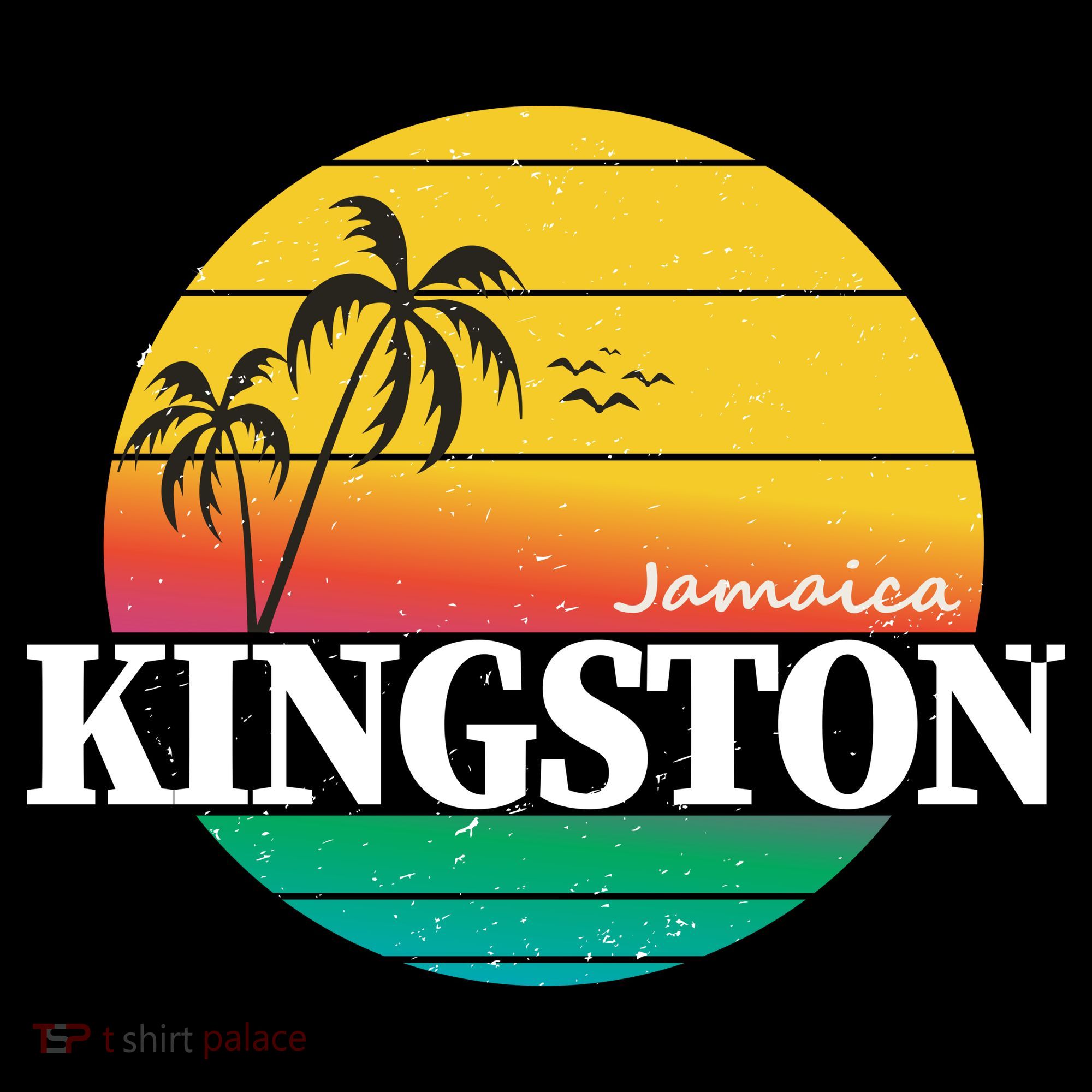 Kingston Jamaica Retro Mousepad