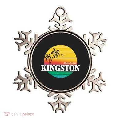 Kingston Jamaica Retro Ornament