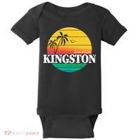 Kingston Jamaica Retro Baby Bodysuit thumb 0