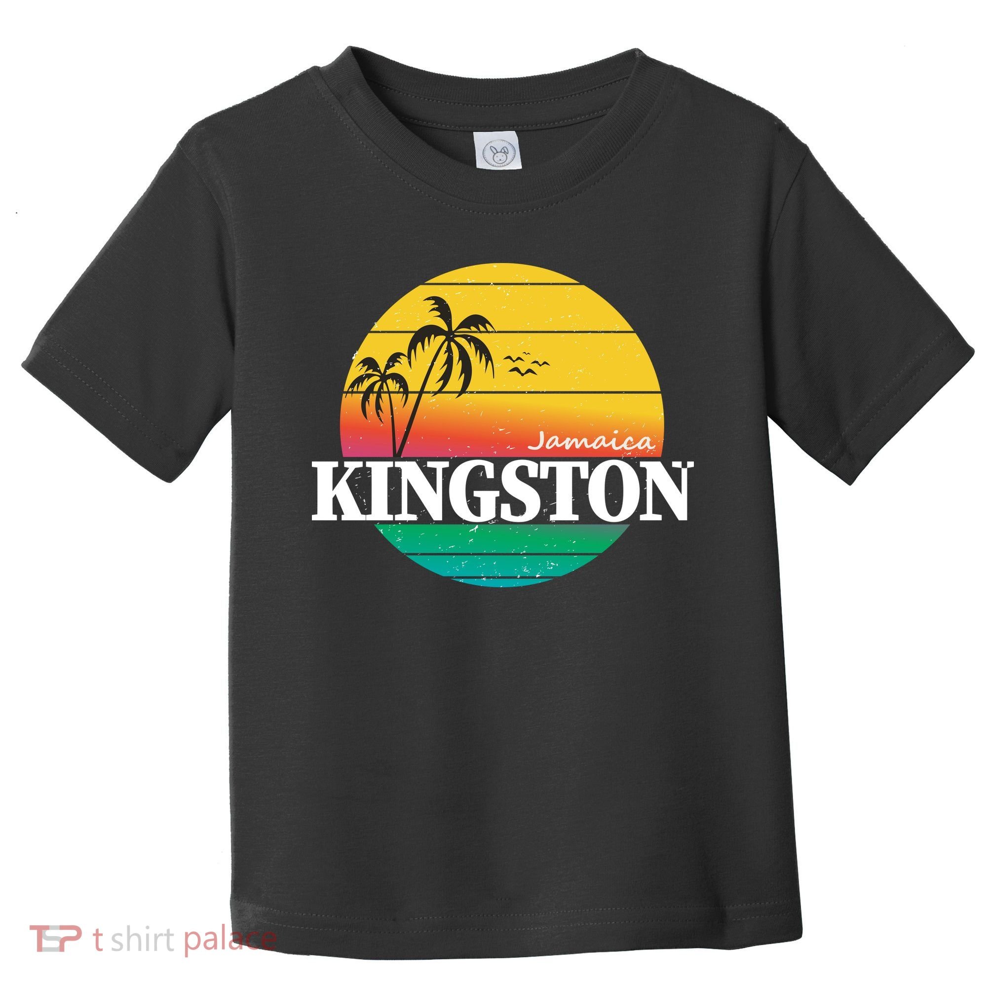 Kingston Jamaica Retro Toddler T-Shirt