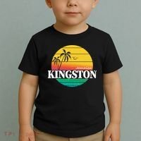 Kingston Jamaica Retro Toddler T-Shirt thumb 2