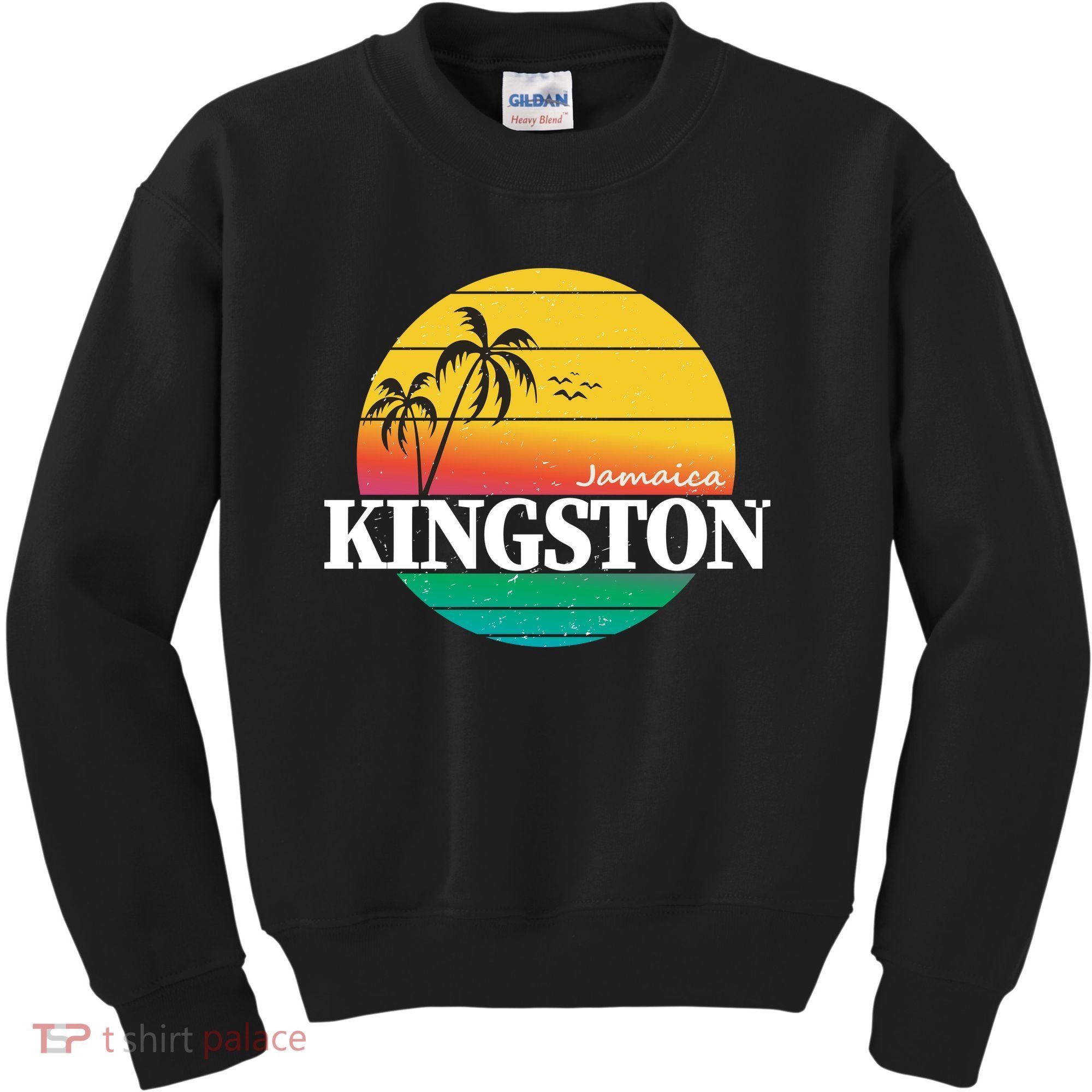 Kingston Jamaica Retro Kids Sweatshirt