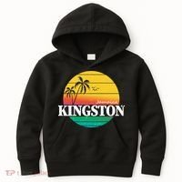 Kingston Jamaica Retro Kids Hoodie thumb 0