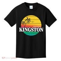 Kingston Jamaica Retro Kids T-Shirt thumb 0