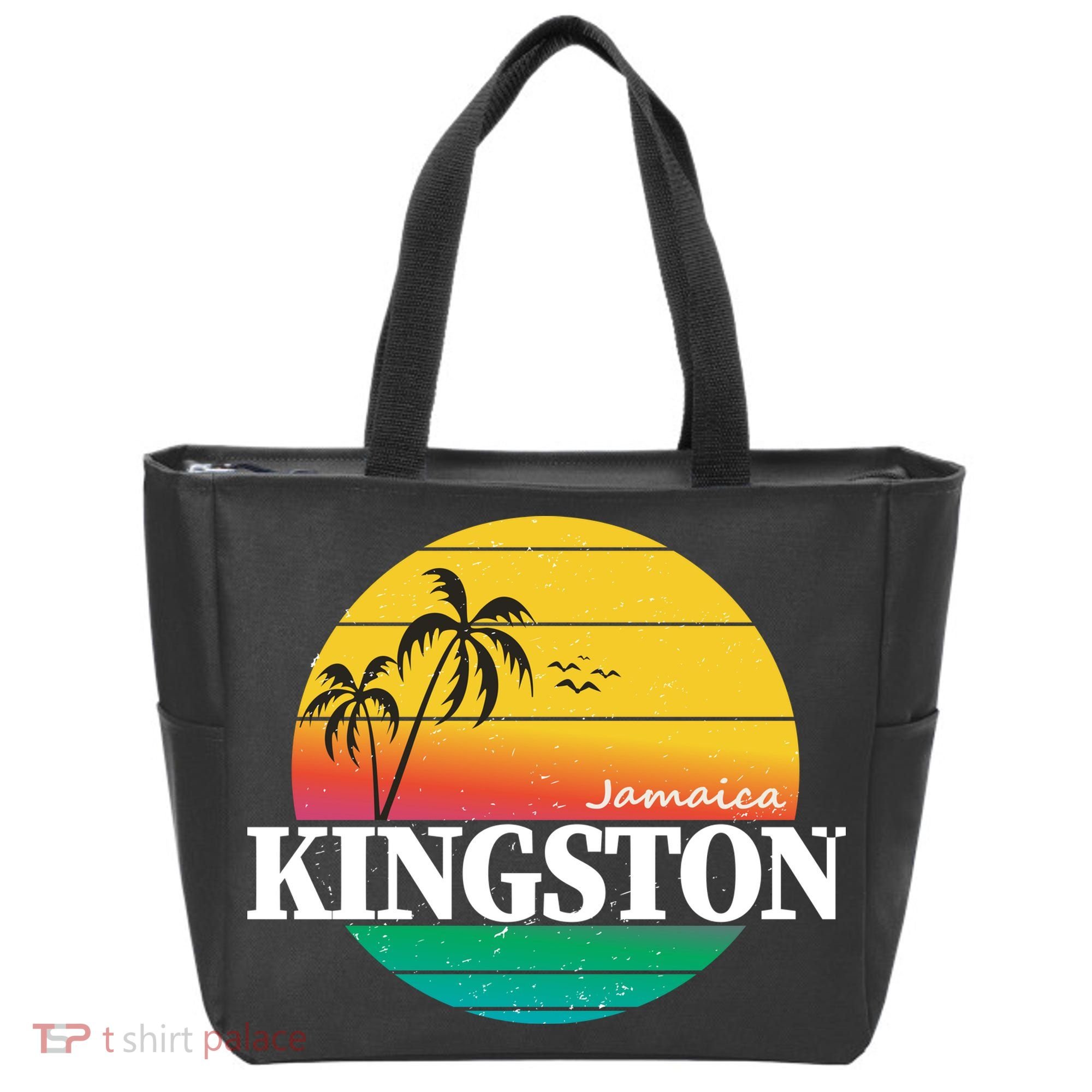 Kingston Jamaica Retro Tote Bag