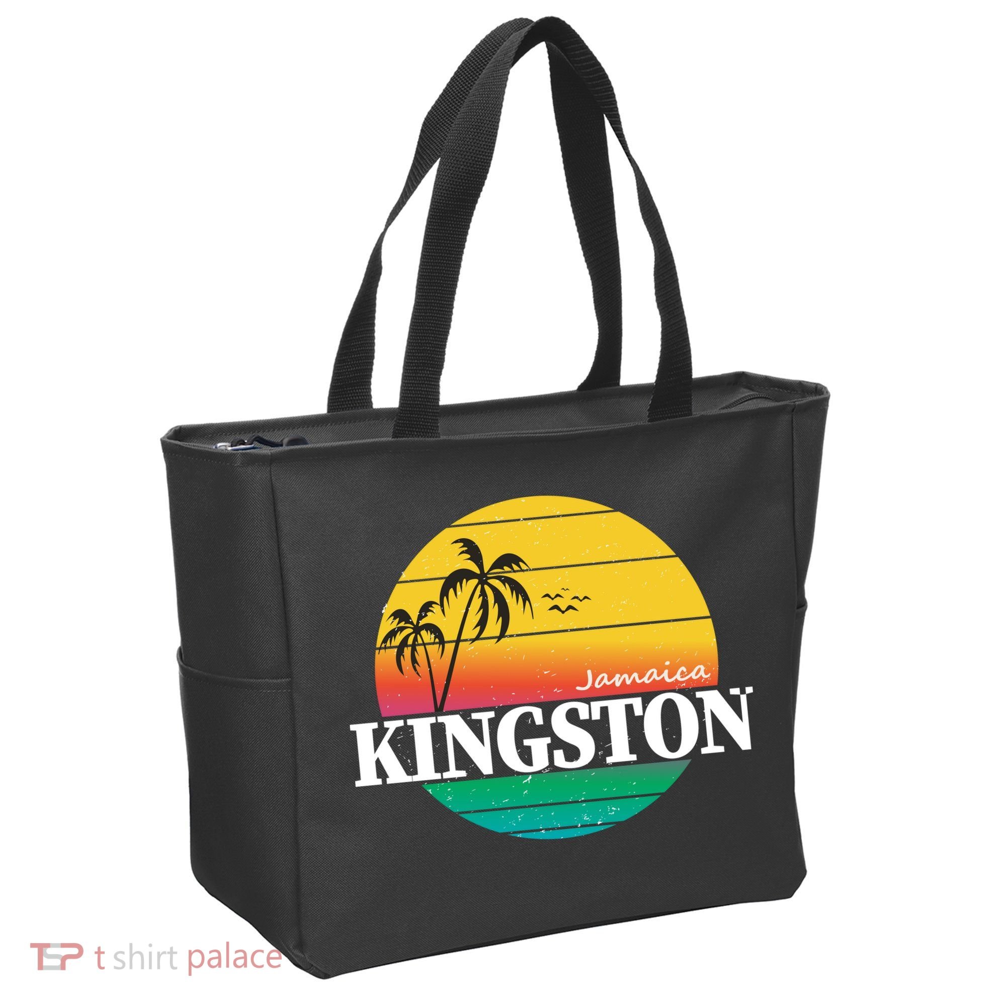 Kingston Jamaica Retro Tote Bag