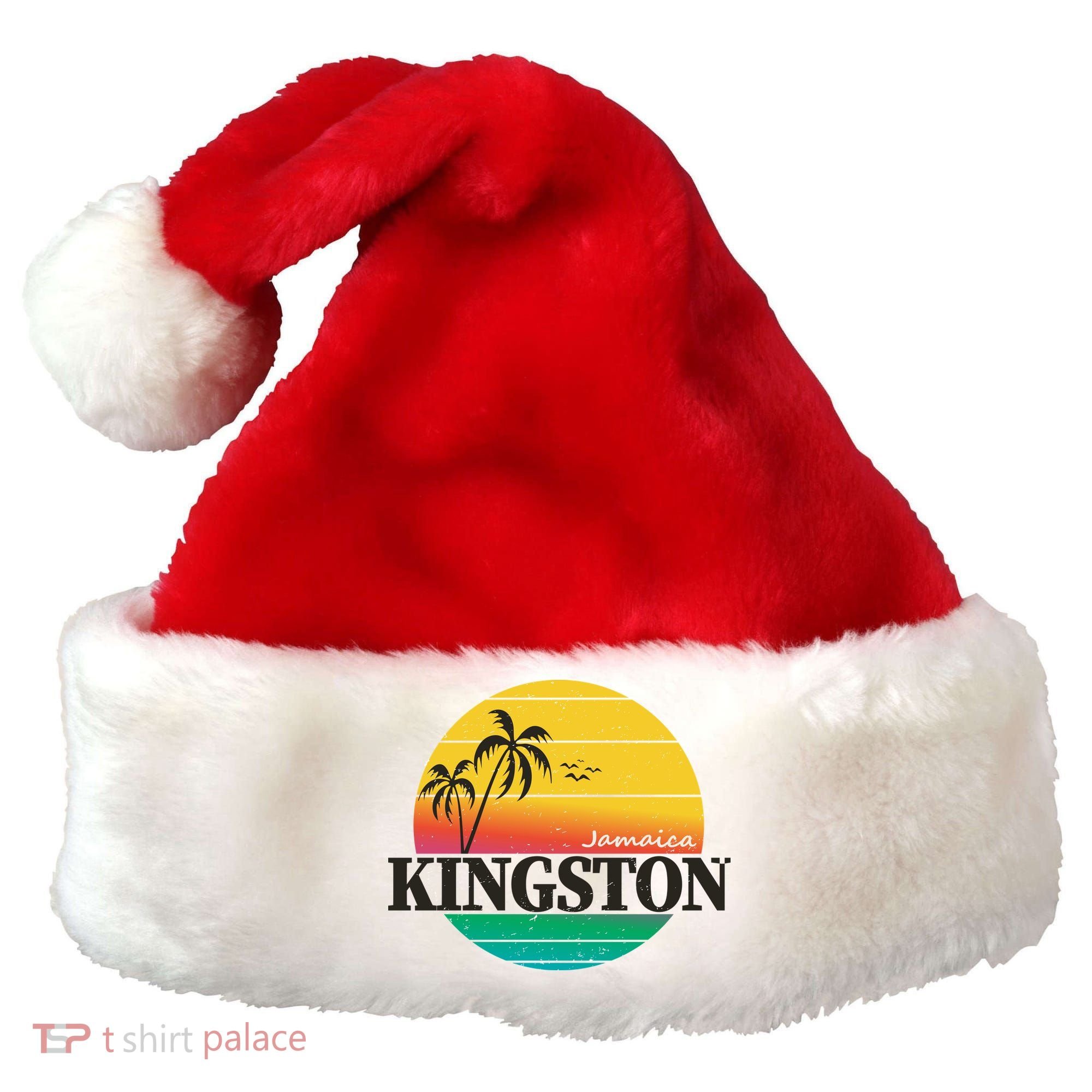 Kingston Jamaica Retro Santa Hat