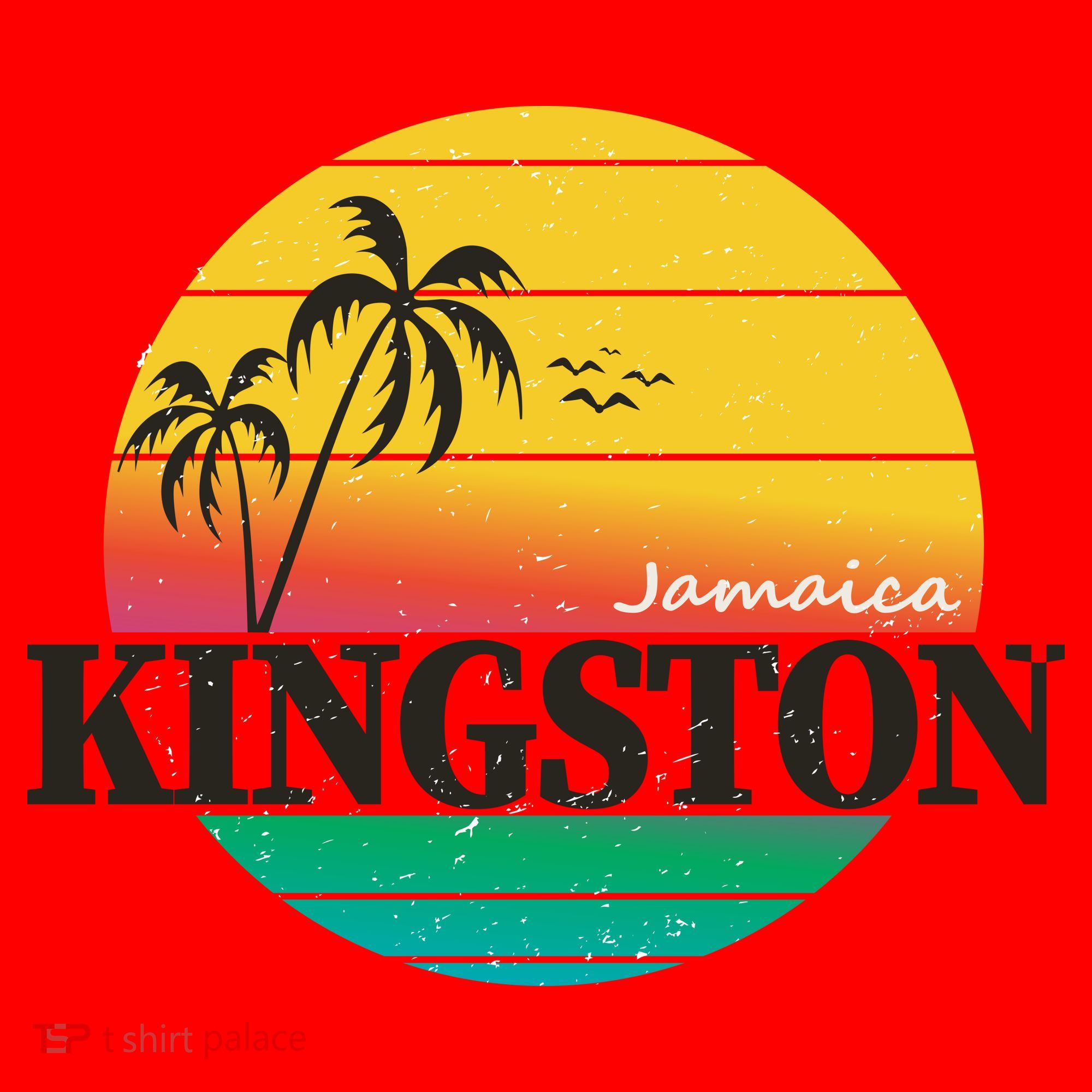 Kingston Jamaica Retro Santa Hat