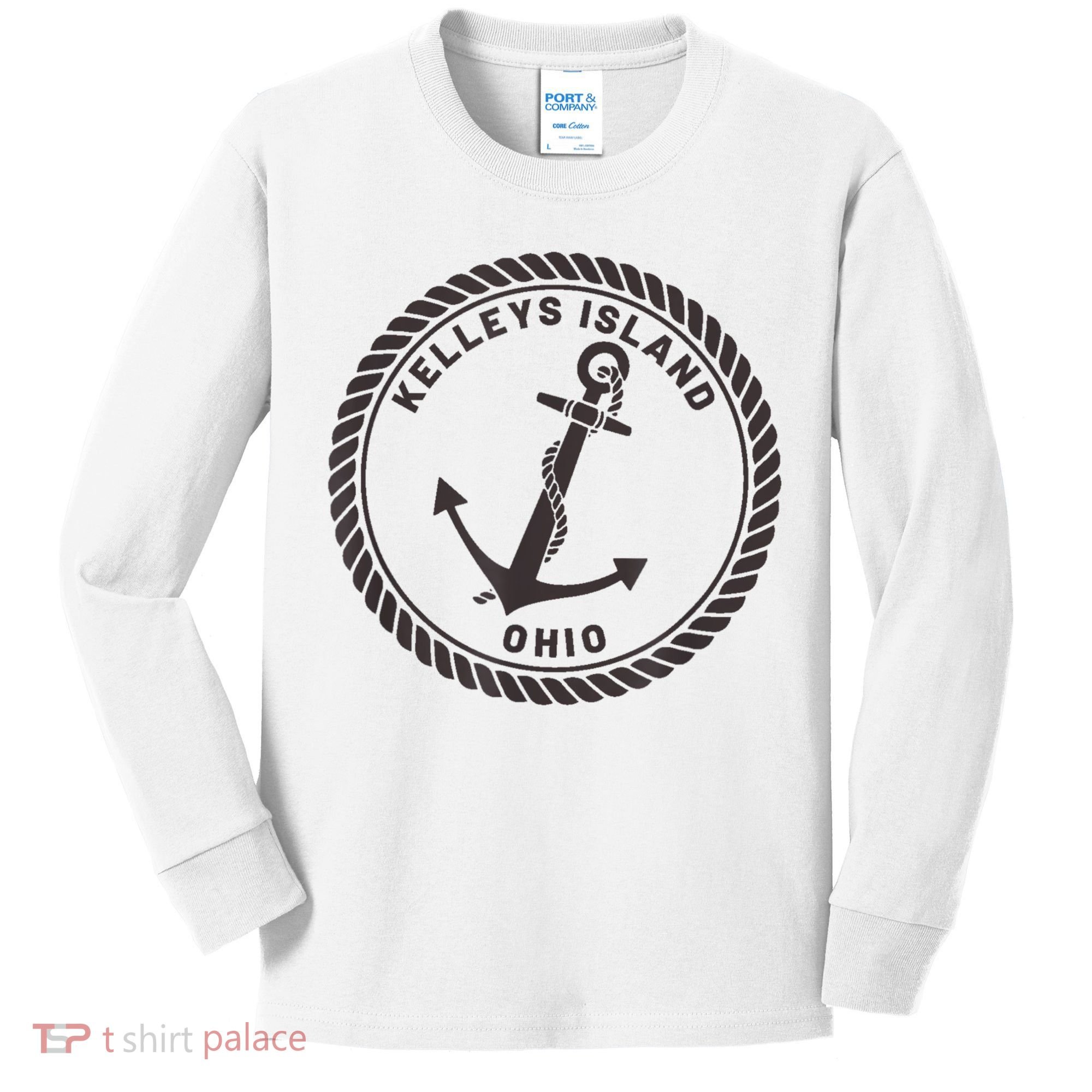 Kelleys Island Ohio Kids Long Sleeve Shirt