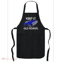 Keep It Old School Lowrider Car Chicano Low & Slow Oldies Apron thumb 0