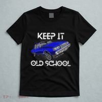 Keep It Old School Lowrider Car Chicano Low & Slow Oldies T-Shirt thumb 5