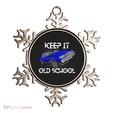 Keep It Old School Lowrider Car Chicano Low & Slow Oldies Ornament
