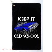 Keep It Old School Lowrider Car Chicano Low & Slow Oldies Golf Towel thumb 0