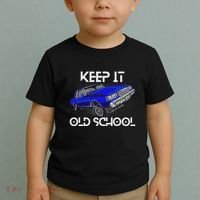 Keep It Old School Lowrider Car Chicano Low & Slow Oldies Toddler T-Shirt thumb 2