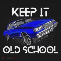 Keep It Old School Lowrider Car Chicano Low & Slow Oldies Women's T-Shirt thumb 6