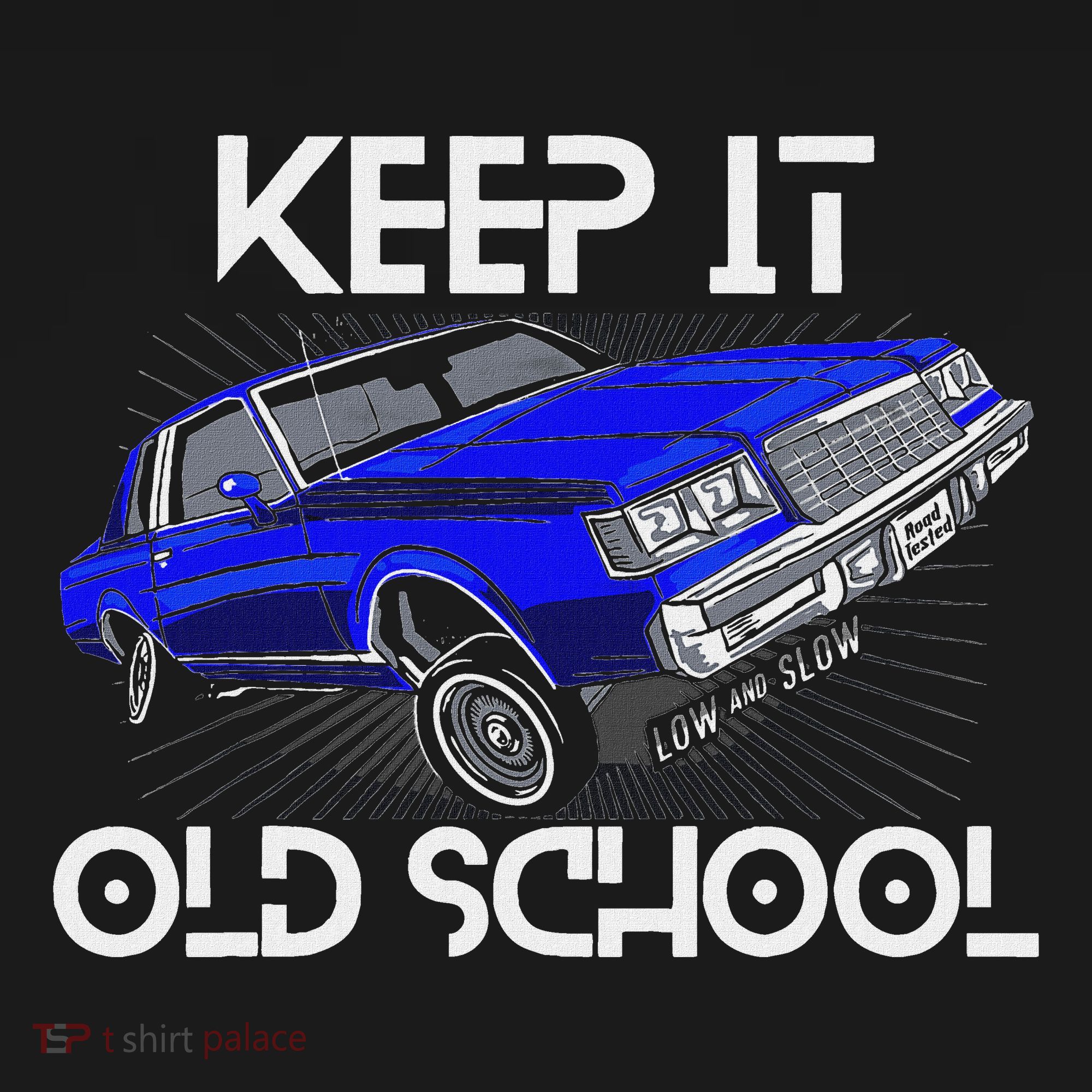 Keep It Old School Lowrider Car Chicano Low & Slow Oldies Kids Hoodie