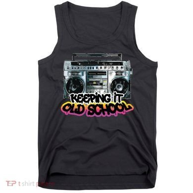 Keeping It Old School Vintage Boombox 80s Tank Top